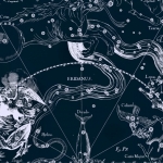 Созвездие Эридан, рисунок Яна Гевелия из его атласа созвездий